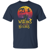 Witches With Hitches Funny Camping Halloween T-shirts