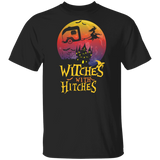 Witches With Hitches Funny Camping Halloween T-shirts