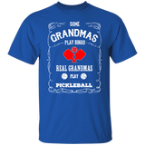 Women's Real Grandmas Play Pickleball T-Shirt