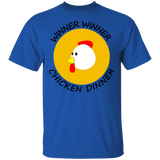 Winner winner chicken dinner Tshirt Black Winner winner chicken dinner Tshirt Black