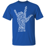 Sign Language T-Shirt Design - Men- Women- and Youth T-Shirt