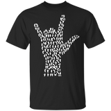 Sign Language T-Shirt Design - Men- Women- and Youth T-Shirt