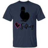 Silkie Chickens Shirt- Silkies -Love Silkies Chicken T-shirt Black