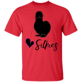 Silkie Chickens Shirt- Silkies -Love Silkies Chicken T-shirt Black