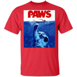 Paws Jaws Funny Cat T-Shirt