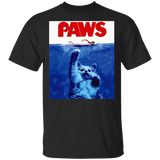 Paws Jaws Funny Cat T-Shirt