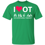 I Heart Love Ot Occupational Therapy Shirt