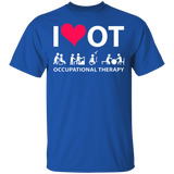 I Heart Love Ot Occupational Therapy Shirt