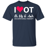 I Heart Love Ot Occupational Therapy Shirt