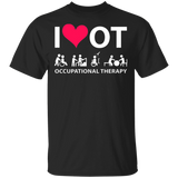 I Heart Love Ot Occupational Therapy Shirt