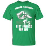 Grandpa and Grandson Best Friends For Life  Shirt