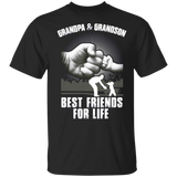 Grandpa and Grandson Best Friends For Life  Shirt