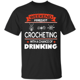 Girls Weekend Shirts Weekend Forecast Crocheting shirts Girls Weekend Shirts Weekend Forecast Crocheting shirts