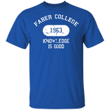 Faber College 1963 Knowledge is Good T-shirt