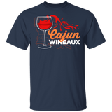 Cajun Wineaux Louisiana Crawfish Wine T-Shirt
