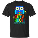 Autism Owl - Give A Hoot - Autism Awareness Shirt
