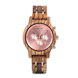 Women Wooden Watches Orologio da donna Luxury Wood Metal Strap