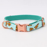 PIZZA | DOG COLLAR & BOW TIE