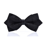 Black Butterfly Knot Bow Tie