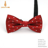 Dot Silky Butterfly Necktie For Men