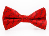 Christmas Fashion Red Bow Tie