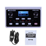 MOOER PE100 Multi-effects Processor Guitar Effect Pedal 39 Types Effects Guitar Pedal 40 Drum Patterns 10 Metronomes Tap Tempo