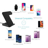2 in 1 Qi Fast Wireless Charger