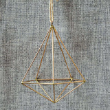 Rustic Geometric Metal Rack