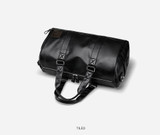 Black Leather Holdall bag