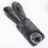 Iphone Plush Bunny Ears Case
