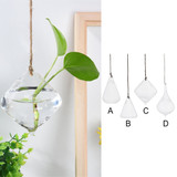 Clear Hanging Glass Vase