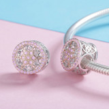 Blooming Buds Clear Cubic Zircon Beads Charms