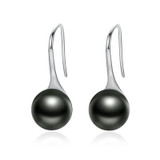 Elegant Round Imitation Pearl Drop Earrings