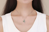 Coconut Tree Women Pendant Necklaces