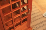 "Call Your Mom!" Red Phone Booth Clockwork Music Box