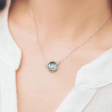 Jewelry Sets 925 Sterling Silver Mermaid Tail Necklaces Ring Earring for Women