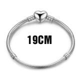 Authentic 100% 925 Sterling Silver Basic Snake Chain Bracelet