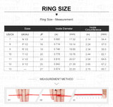 Men's Ring Stainless Steel Black Gold Silver Color