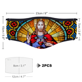 Sagrado Corazón - Cubrebocas + 2 Filtros