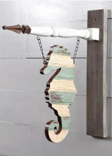 Wood antique white Wall Hanger