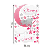 Elephant sweet dreams Wall Stickers Elephant sweet dreams Wall Stickers