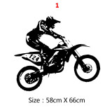 Off-road Motorbike Wall Stickers