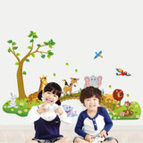 Cartoon Jungle wall stickers