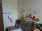 Cartoon Jungle wall stickers
