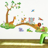 Cartoon Jungle wall stickers