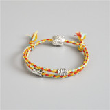 Handmade Buddha Head Woven lucky Bracelet