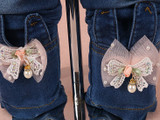 Lace and Denim 3pc