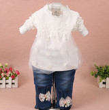 Lace and Denim 3pc