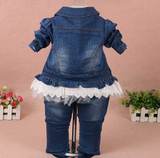 Lace and Denim 3pc