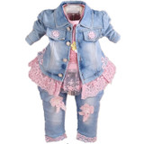 Denim and Lace 3pc